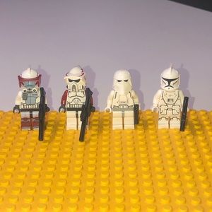 7x Lego Star Wars mini figure